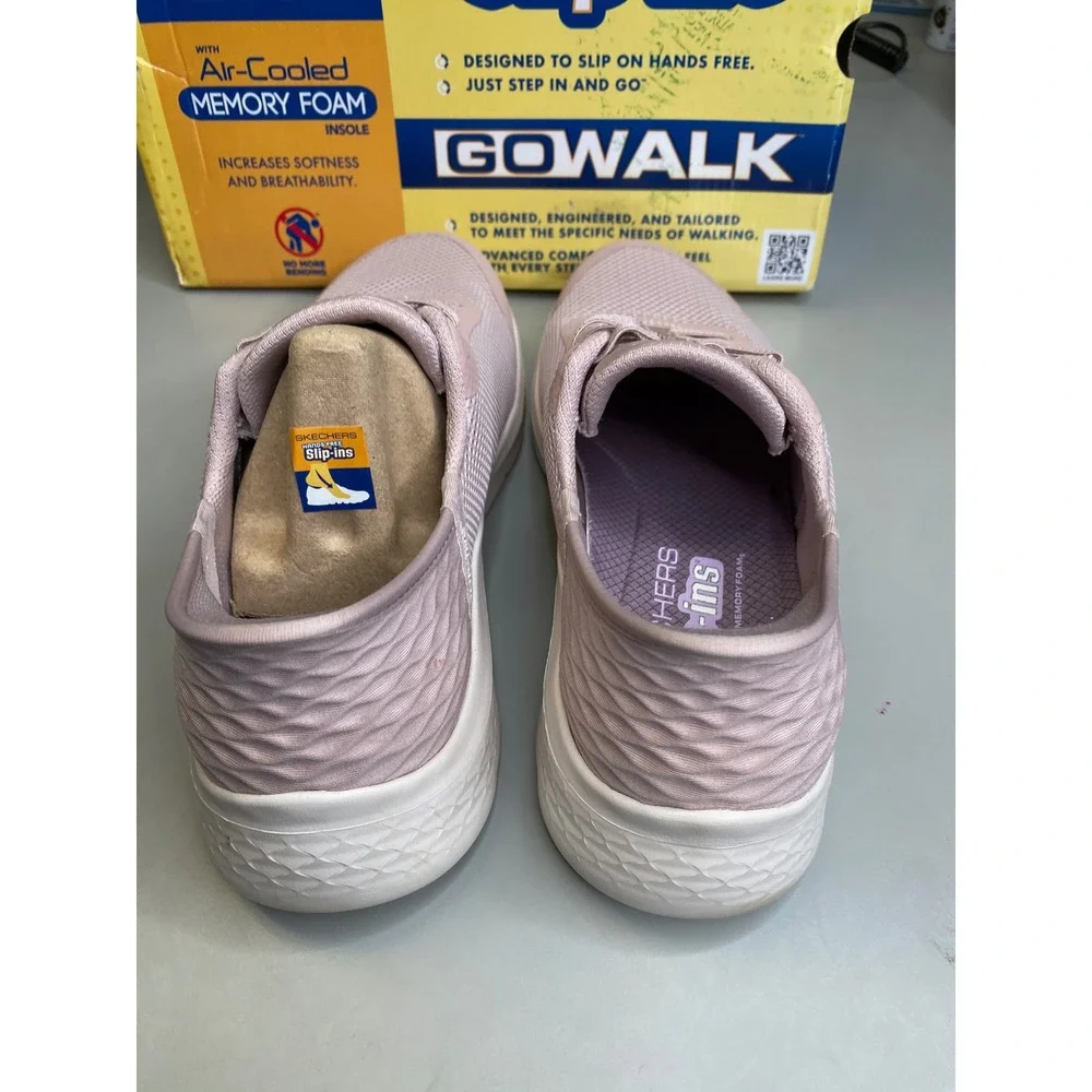 Skechers Slip-ins GO WALK Flex Grand Entry Mauve 124836W Womens 9.5 Wide